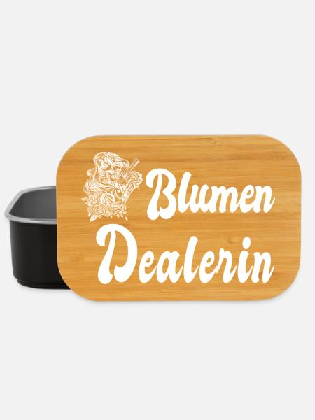 Blumen Dealerin - Lunch Box - Schwarz