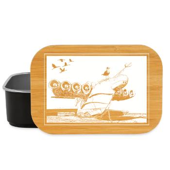 Flugzeugwrack - Lunch Box - Schwarz - Vorne