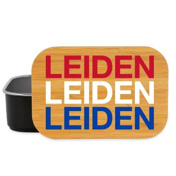 LEIDEN Netherlands Niederlande Flgge - Lunch Box - black - Front