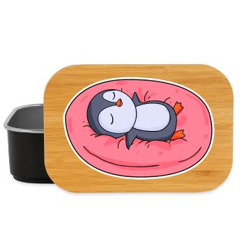 Pinguin - Lunch Box - Schwarz - Vorne