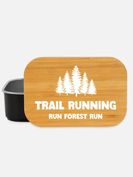Trail Running - Run Forest Run - Lunch Box - black