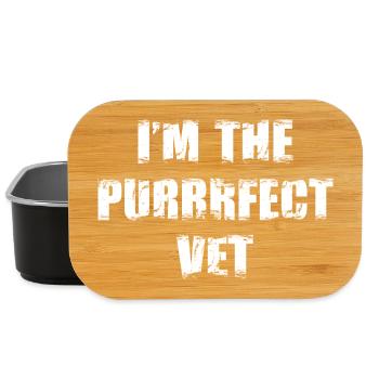 I'm the perfect veterinarian - Lunch Box - black - Front