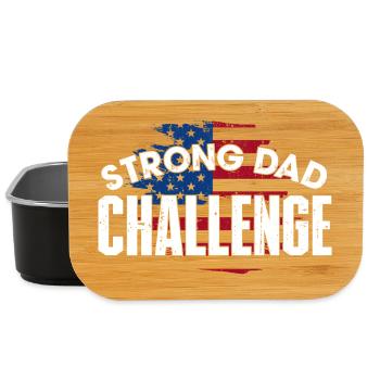 Strong Dad Challenge - Lunch Box - black - Front