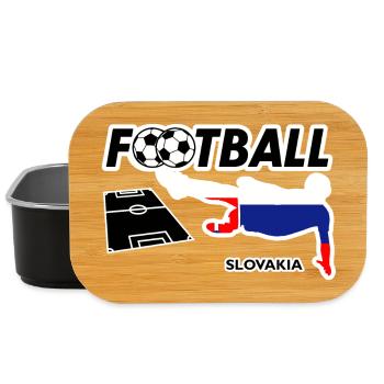 Fußball Fieber Slowakei - Lunch Box - Schwarz - Vorne