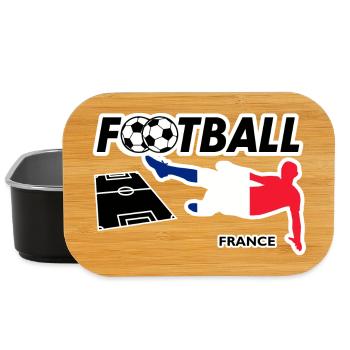 Fußball Fieber Frankreich - Lunch Box - Schwarz - Vorne