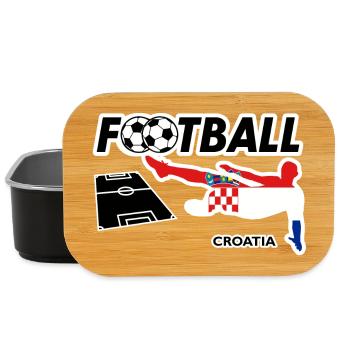 Fußball Fieber Croatia - Lunch Box - Schwarz - Vorne