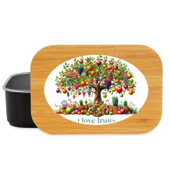 Obstbaum der Liebe - Lunch Box - Schwarz - Vorne