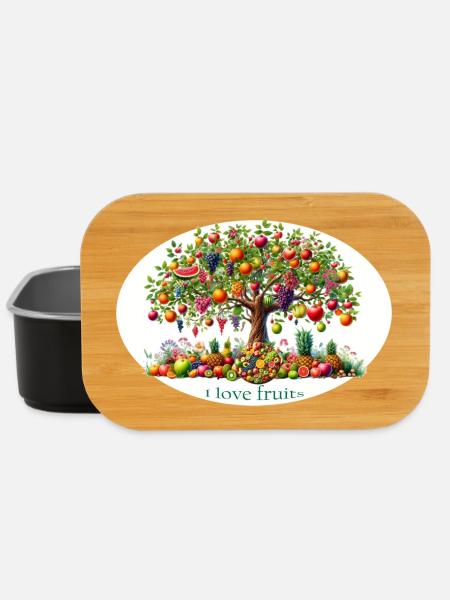 Obstbaum der Liebe - Lunch Box - Schwarz