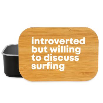 Surfer - Lunch Box - black - Front