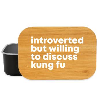 kung-fu - Boîte à goûter - noir - Devant