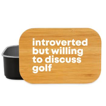 Golf - Lunch Box - black - Front
