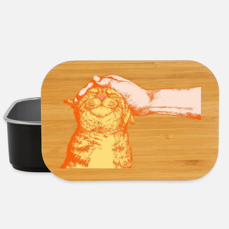 LE CHAT HEUREUX - Boîte à goûter - noir