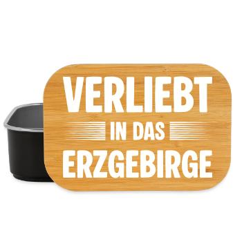 Verliebt Erzgebirge - Lunch Box - Schwarz - Vorne