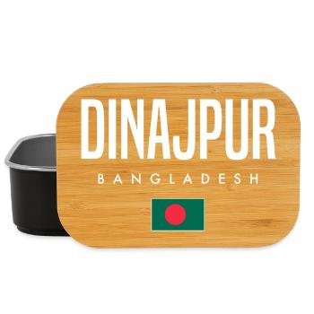 Dinajpur Bangladesh - Lunch Box - black - Front