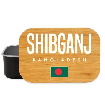 Shibganj Bangladesh - Lunch Box - black - Front