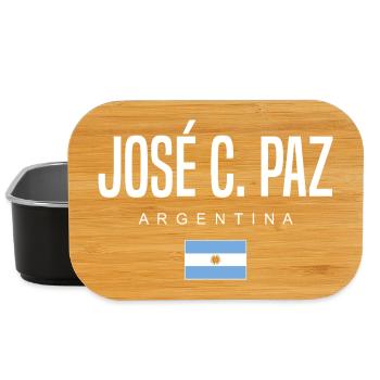 José C. Paz Argentinien Argentinier - Lunch Box - Schwarz - Vorne
