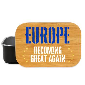 EUROPE Becoming Great Again - Lunch Box - black - Front