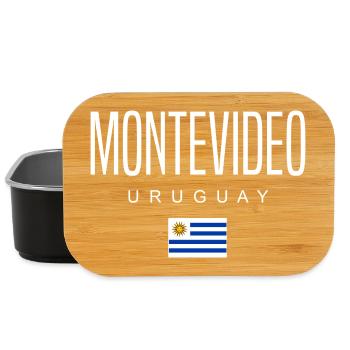 Montevideo Uruguay Uruguayans - Lunch Box - black - Front