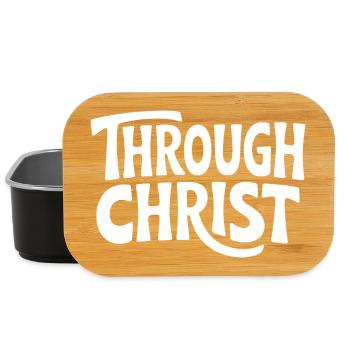 Trough Christ Jesus Christen Glaube - Lunch Box - Schwarz - Vorne