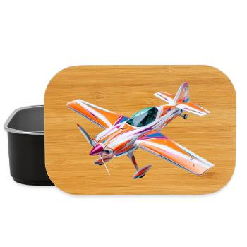 Buntes Radio-Control-Akrobatikflugzeug  - Lunch Box - Schwarz - Vorne