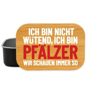 I'm not angry - I'm Palatine - Lunch Box - black - Front