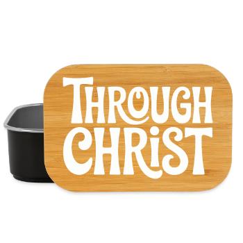 Trough Christ Jesus Christen Glaube - Lunch Box - Schwarz - Vorne
