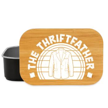 Thrift Shop The Thriftfather Love Thrifting - Lunch Box - Schwarz - Vorne