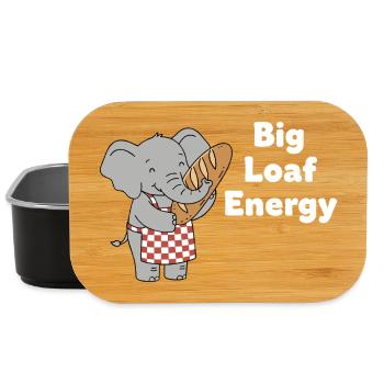Big Loaf Energy Elephant - Lunch Box - black - Front