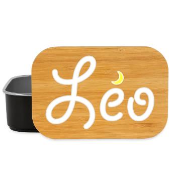 Léo - Boîte à goûter - noir - Devant