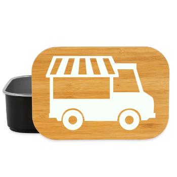 Food Truck Silhouette - Lunch Box - black - Front