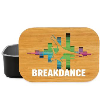 Breakdance Streetstyle Hip Hop DJ Dance - Lunch Box - Schwarz - Vorne