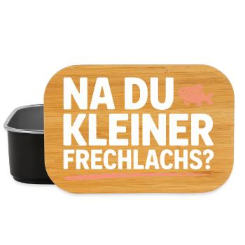 Na Du Kleiner Frechlachs Gamer Lachs Meme Zocker - Lunch Box - Schwarz - Vorne