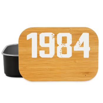 Legendär seit 1984, Vintage 1984, Retro 1984 - Lunch Box - Schwarz - Vorne