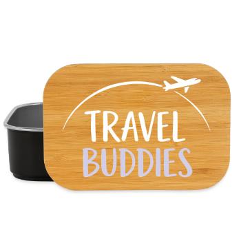 Travel buddies - Lunch Box - Schwarz - Vorne