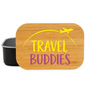 Travel buddies - Lunch Box - Schwarz - Vorne