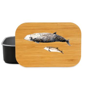 baleine à bec de Cuvier - baleine à bec baleine à bec de Cuvier - Boîte à goûter - noir - Devant