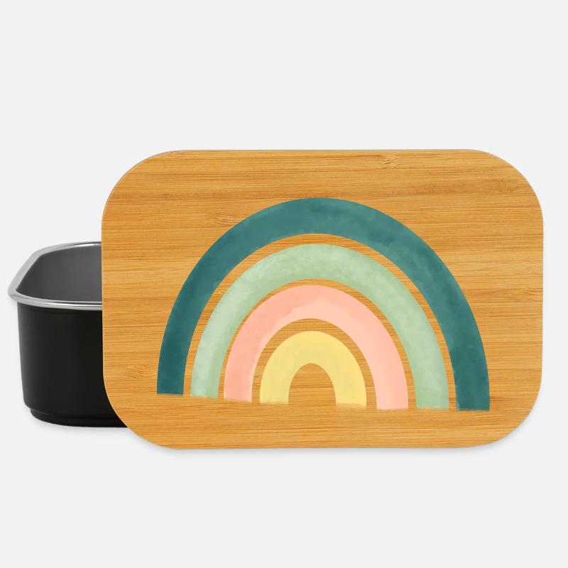 Rainbow - Lunch Box - black