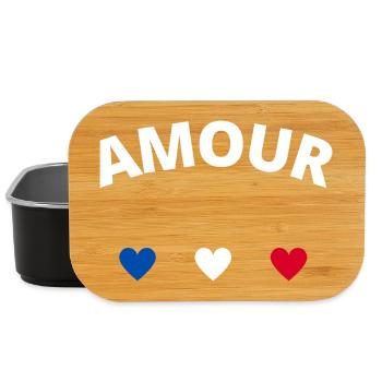 Liebe - Lunch Box - Schwarz - Vorne