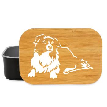 Border Collie "Black Edition" - Lunch Box - black - Front