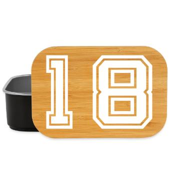 18th birthday of legal age - Lunch Box - black - Front