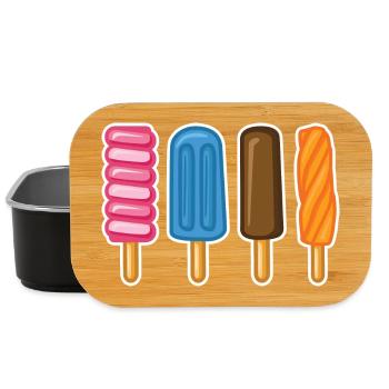 Water ice for children - Lunch Box - black - Front