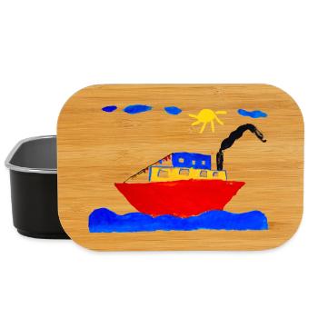 Feriendampfer - Lunch Box - Schwarz - Vorne