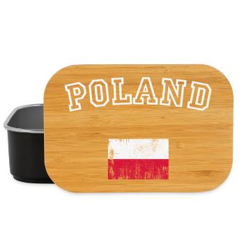 Polen Bogen Flagge Design - Lunch Box - Schwarz - Vorne