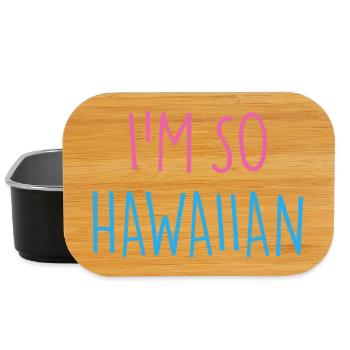 I'M SO HAWAIIAN - Lunch Box - Schwarz - Vorne