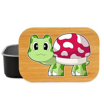 Turtle Mushroom - Lunch Box - black - Front