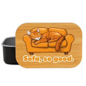 Sofa, So Good Cat Nap - Lunch Box - black - Front