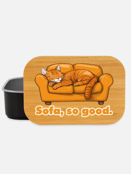 Sofa, So Good Cat Nap - Lunch Box - black