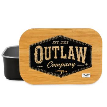 Outlaw Company Vintage Patch - Lunch Box - black - Front