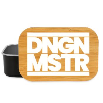 DNGN MSTR – RPG Game Master Minimal Design White - Lunch Box - Schwarz - Vorne