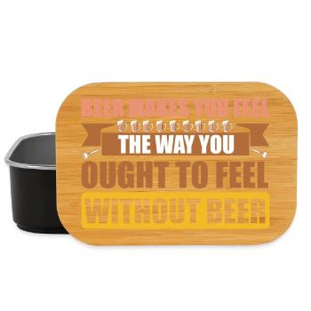 Beer Feelings - Lunch Box - black - Front